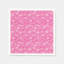 Rosa Cowgirl Födelsedagsfest Låt oss Go Girls Rosa Pappersservett