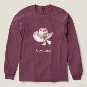 Rosa Cowgirl Hat T Shirt