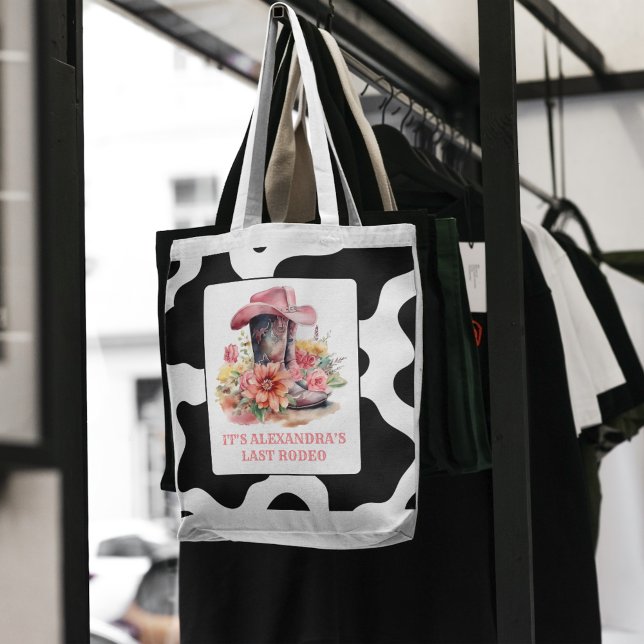 Rosa Cowgirl Nashville Låt oss Go Girls Bacheloret Tygkasse (Skapare uppladdad)