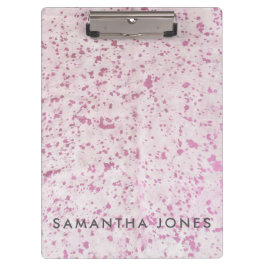 Rosa Cowhide Mönster