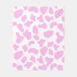 Rosa Cowprint Fleece Blanket