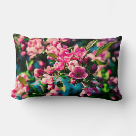 Rosa Crab Apple Flowers Lumbarkudde