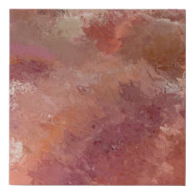 Rosa Crackle Abstrakt Kanvastryck