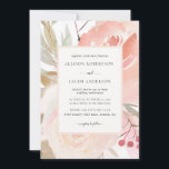 Rosa Cream Peach Sage Grönt Bröllop Inbjudningar<br><div class="desc">inbjudan till Cream Peach Sage Grönt-bröllop Den här inbjudan innehåller viskmjuka blommigtar för  rosa,  persiko-,  kräm- och sidgrönt. Detta är elegans och mjukhet som vävs ihop.</div>