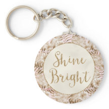  Rosa Cream Tropical Löv Blommigt Shine