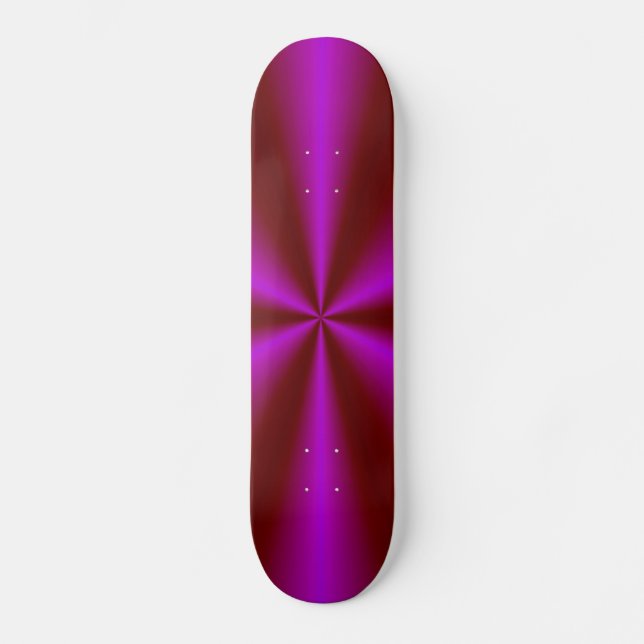 Rosa Crimson Red Rainbow Mini Skateboard Bräda 18,7 Cm (Framsida)