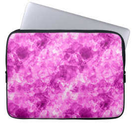 Rosa Crumged Struktur Laptop Sleeve