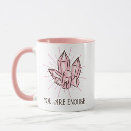 Rosa Crystal Stones Mugg