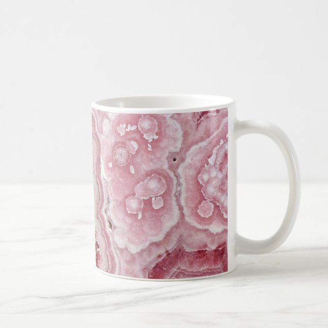 Rosa Crystals Geode Kaffemugg (Höger)