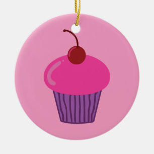 Rosa Cupaka Julgransprydnad Keramik
