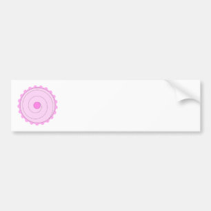 Rosa Cupcake. Bildekal