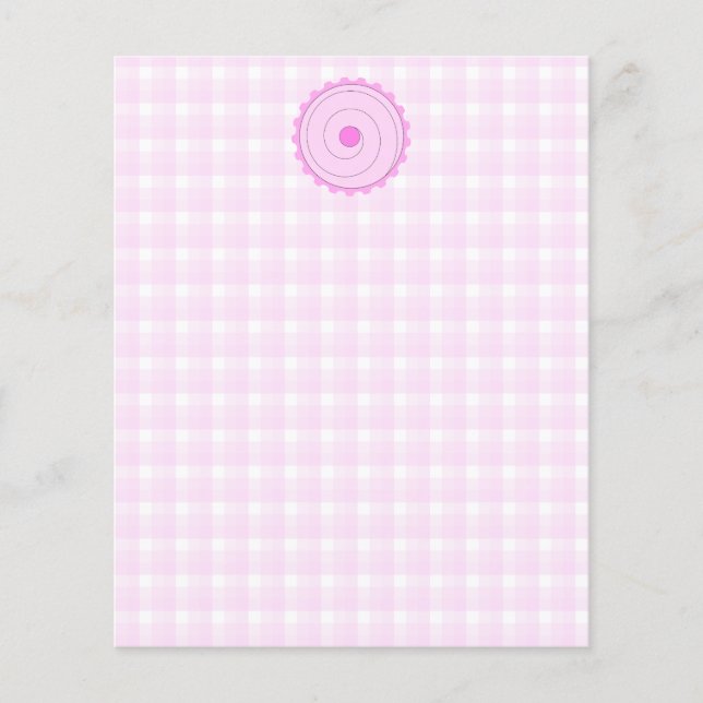 Rosa Cupcake. Flygblad (Framsidan)