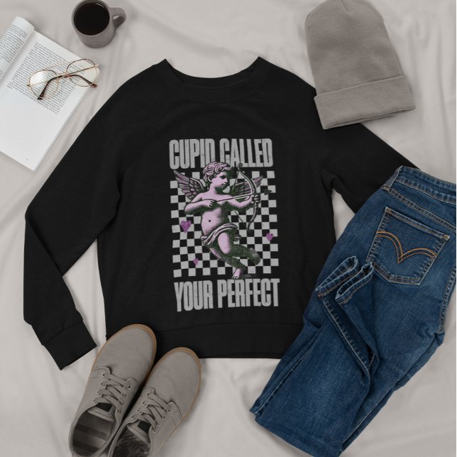 Rosa Cupid är min Valentine T Shirt (Skapare uppladdad)
