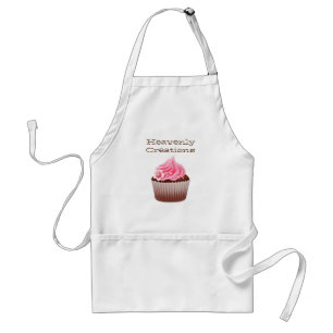 Rosa Cupkaka Bakery Business Apron Förkläde