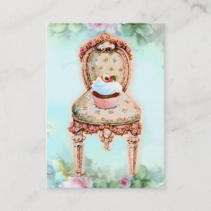 Rosa Cupkaka Bakery Business Profile Card Visitkort