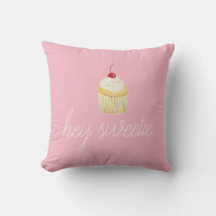 Rosa Cupkaka Hej, Sötnos Analize Pillow Kudde