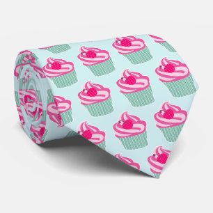 Rosa Cupkaka WIth Polka Dot Cherry Slips