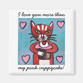 Rosa Cuppykaka Magnet