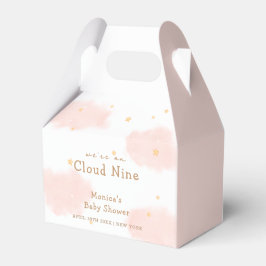 Rosa Cute Cloud Nine Girl Baby Shower Presentaskar