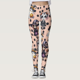 Rosa Cute Halloween Leggings