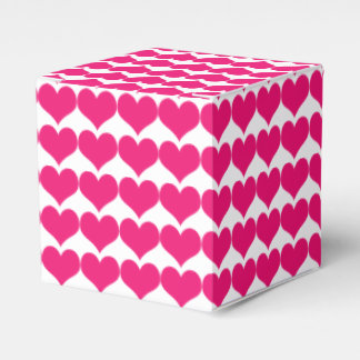 Rosa Cute Hearts-favoritrutor Mönster Presentaskar