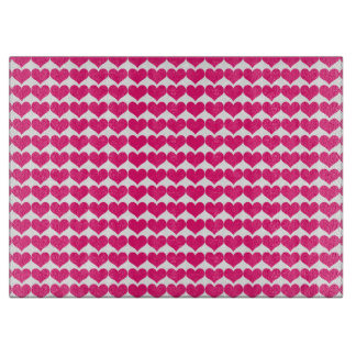 Rosa Cute Hearts Mönster