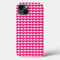 Rosa Cute Hearts Mönster BT iPad Air Case