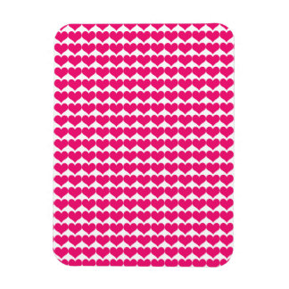 Rosa Cute Hearts Mönster Magnet