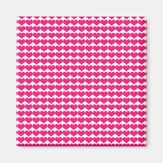 Rosa Cute Hearts Mönster Magnet