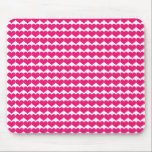 Rosa Cute Hearts Mönster Mousepad Musmatta<br><div class="desc">Enkel och söt Cute Hearts Mönster Mousepad med en upprepande mönster av små rosor. Texten kan läggas till i denna utformning för ge personligen.</div>