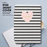 Rosa Cute Kärlek Heart Rand iPad Mini Cover iPad Mini Skydd<br><div class="desc">Rosa Cute Kärlek Heart Rand iPad Mini Cover Gör chicen till din och anpassa den med ditt namn (i färg med brass/guld).</div>