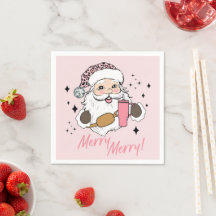 Rosa Cute Santa, Boujee Santa w/ Stanley Bälte Bag