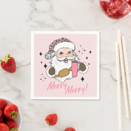 Rosa Cute Santa, Boujee Santa w/ Stanley Bälte Bag Pappersservett