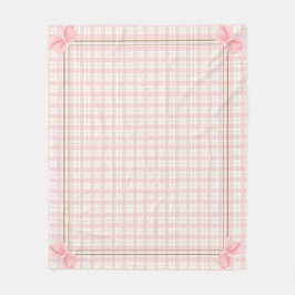 Rosa Cute Sweet Play Girly Nursery Fleecefilt