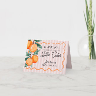 Rosa Cutie Main Squeeze Citrus Tacksamhetskort Tack Kort