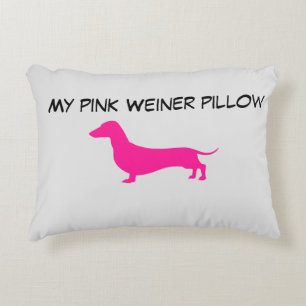 Rosa Dachshund accent Pillow My Rosa Weiner Prydnadskudde