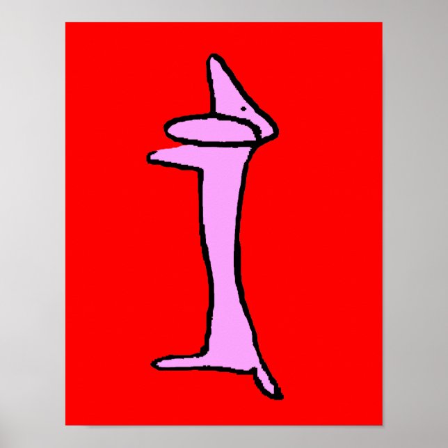 Rosa Dachshund Poster (Framsidan)