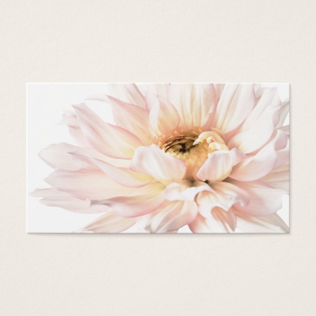 Rosa Dahlia Artwork - Anpassa Visitkort (Framsidan)