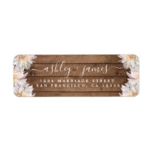 Rosa Dahlia Flower Rustic Wood Returadress
