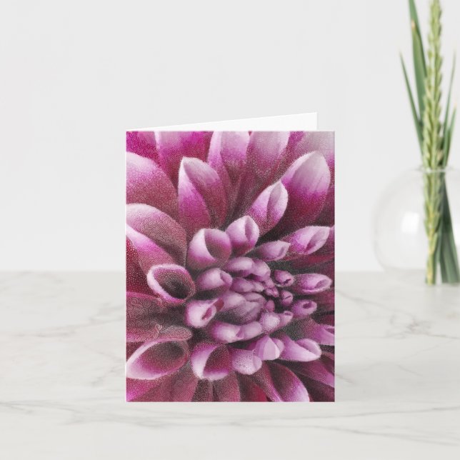 Rosa Dahlia Inbjudan (Framsida)