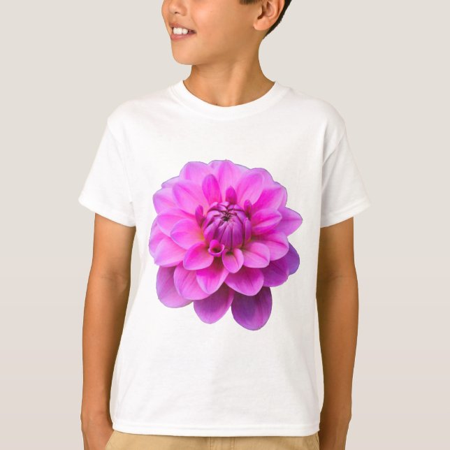 Rosa Dahlia (isolerad) T-shirt (Framsida)