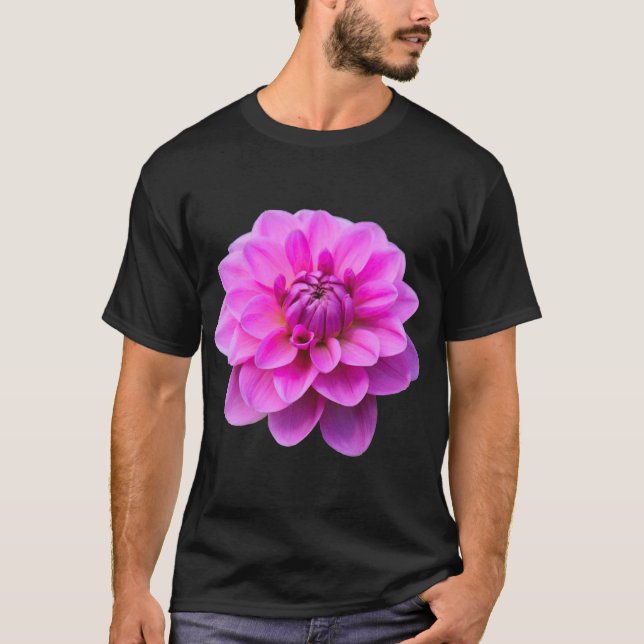 Rosa Dahlia (isolerad) T Shirt (Framsida)