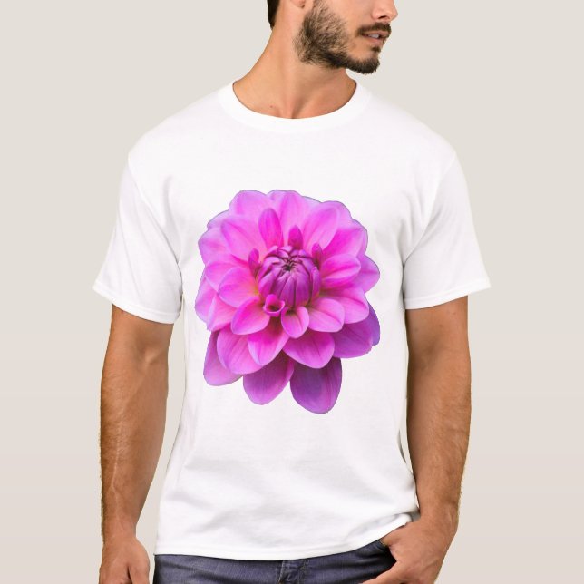Rosa Dahlia (isolerad) T-shirt (Framsida)