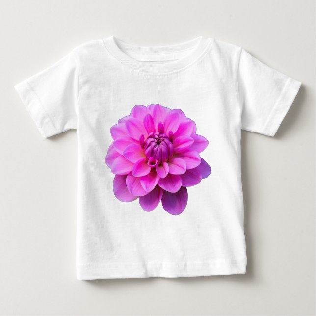 Rosa Dahlia (isolerad) Tee (Framsida)