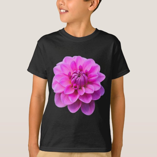 Rosa Dahlia (isolerad) Tee Shirt (Framsida)