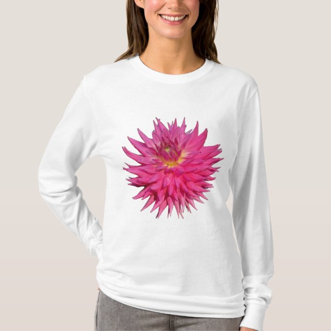 Rosa Dahlia T Shirt (Framsida)