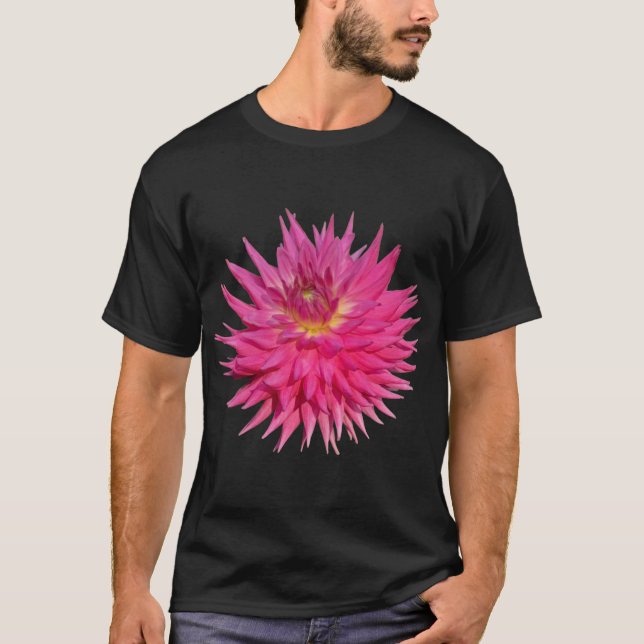 Rosa Dahlia T Shirt (Framsida)