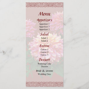 Rosa Dahlias Kidd Climax Menu Meny