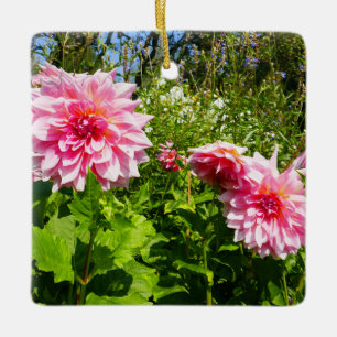 Rosa Dahlias (Otto's Thrill) Julgransprydnad Keramik