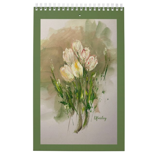 Rosa Daises 2025 Blommigt Calendar Kalender (Baksida)